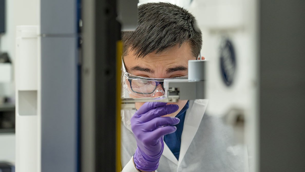MSD scientist working in the lab