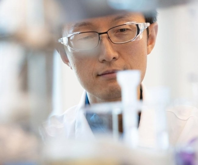 researcher in lab