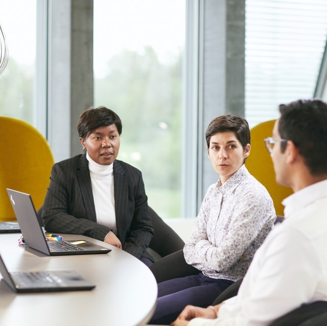 people meeting in a conference room