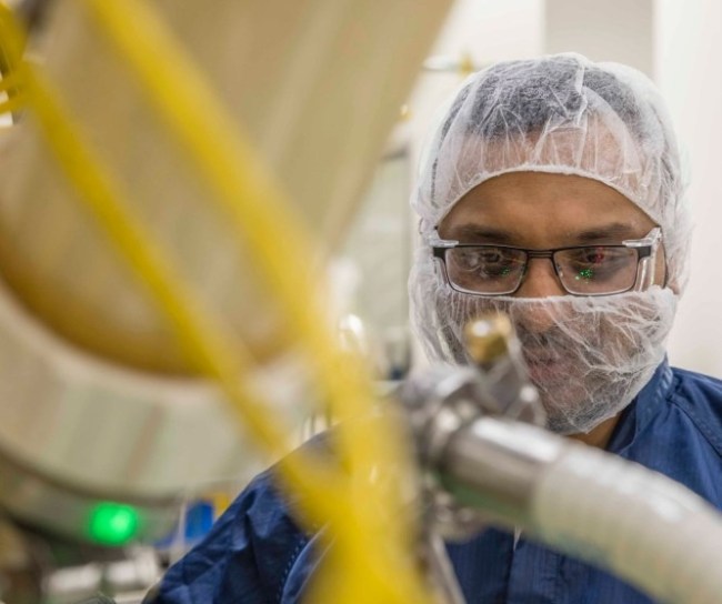 man in lab