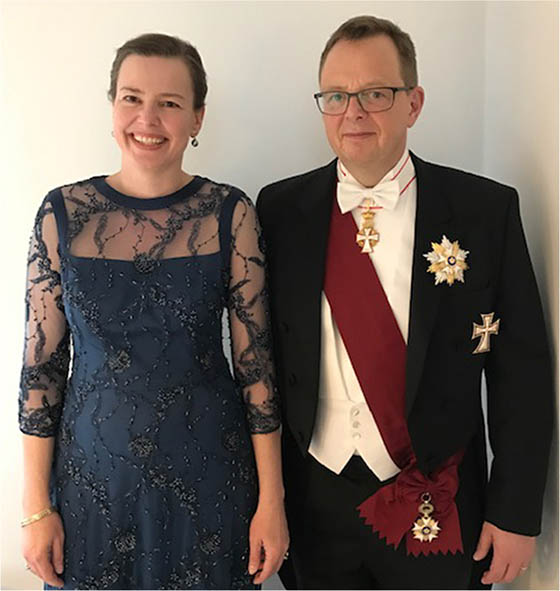 Dorthe Mikkelsen at royal gala