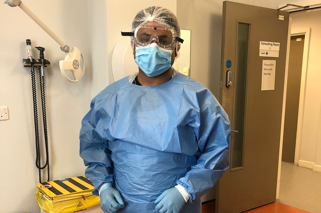 Dr. Mo Ali at work