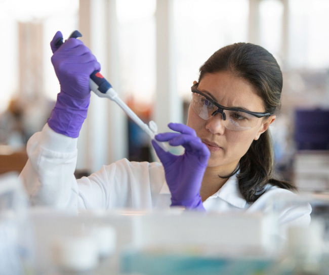 Scientist in a lab