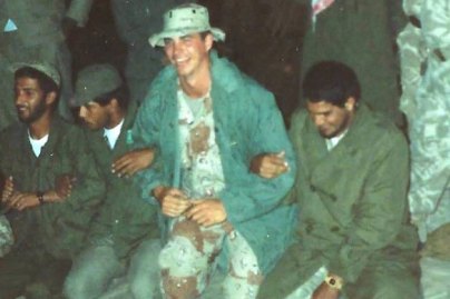 Dr. Kerry Blanchard as a young soldier