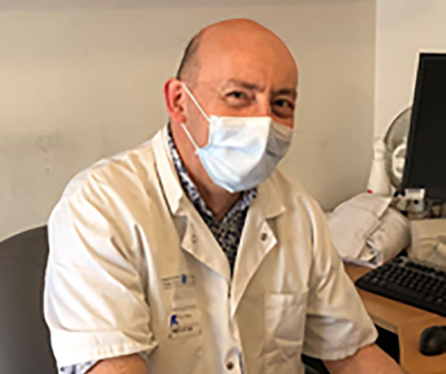 Philippe Mariot in his office