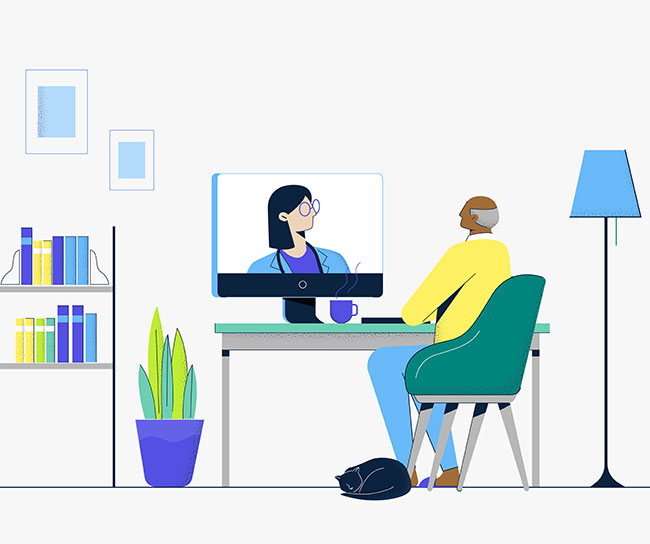video call illustration