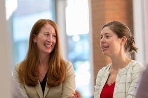 colleagues sitting together