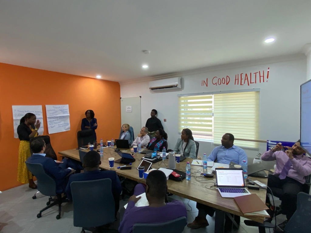 Group workshop in Ghana