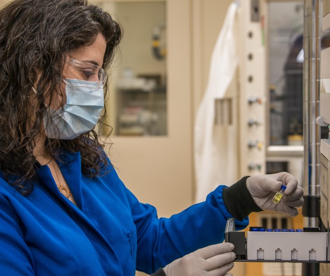 Merck woman scientist in a lab