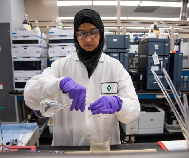 MSD woman scientist working in a lab