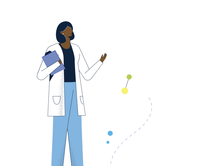 Doctor holding clipboard