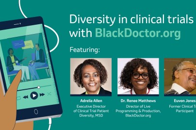 Header image for diversity in clinical trials story