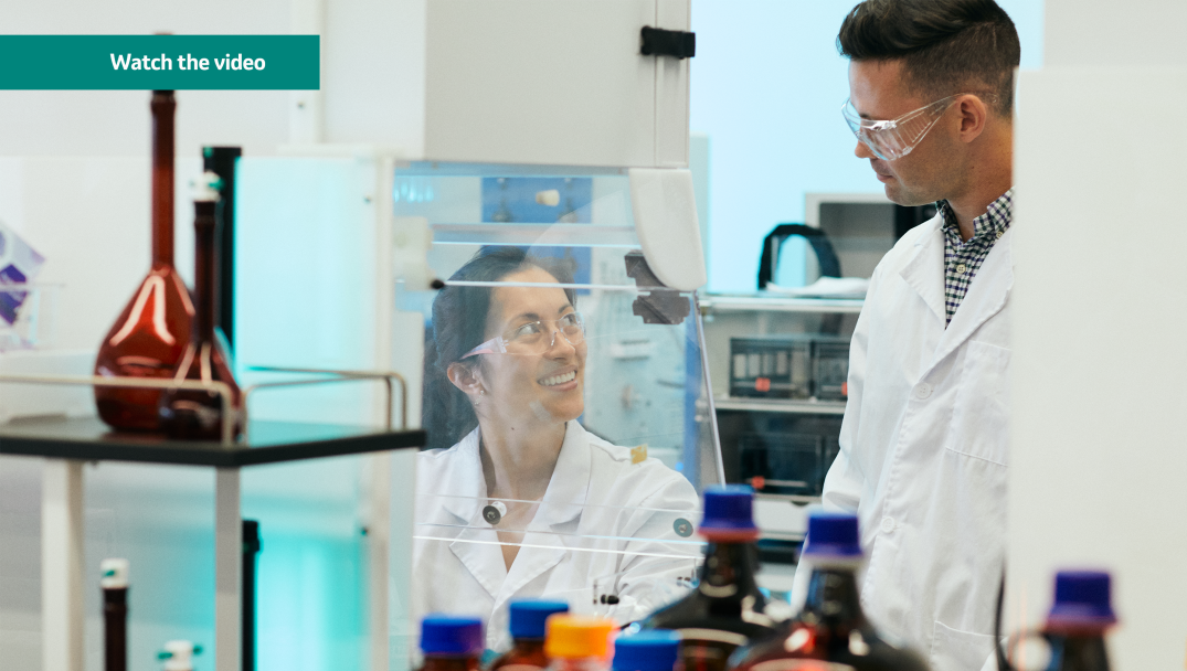 Scientists in lab