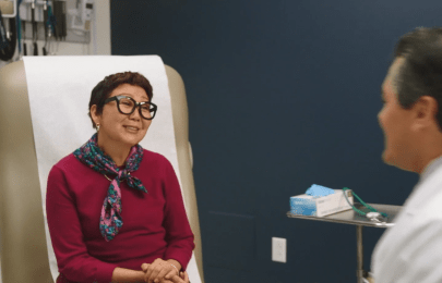 woman talking with her doctor