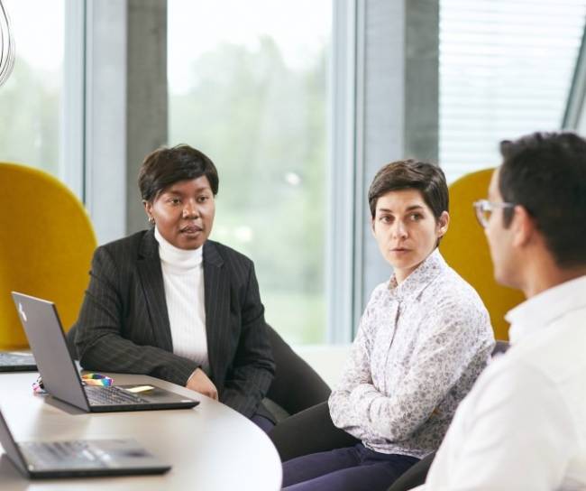 people meeting in a conference room