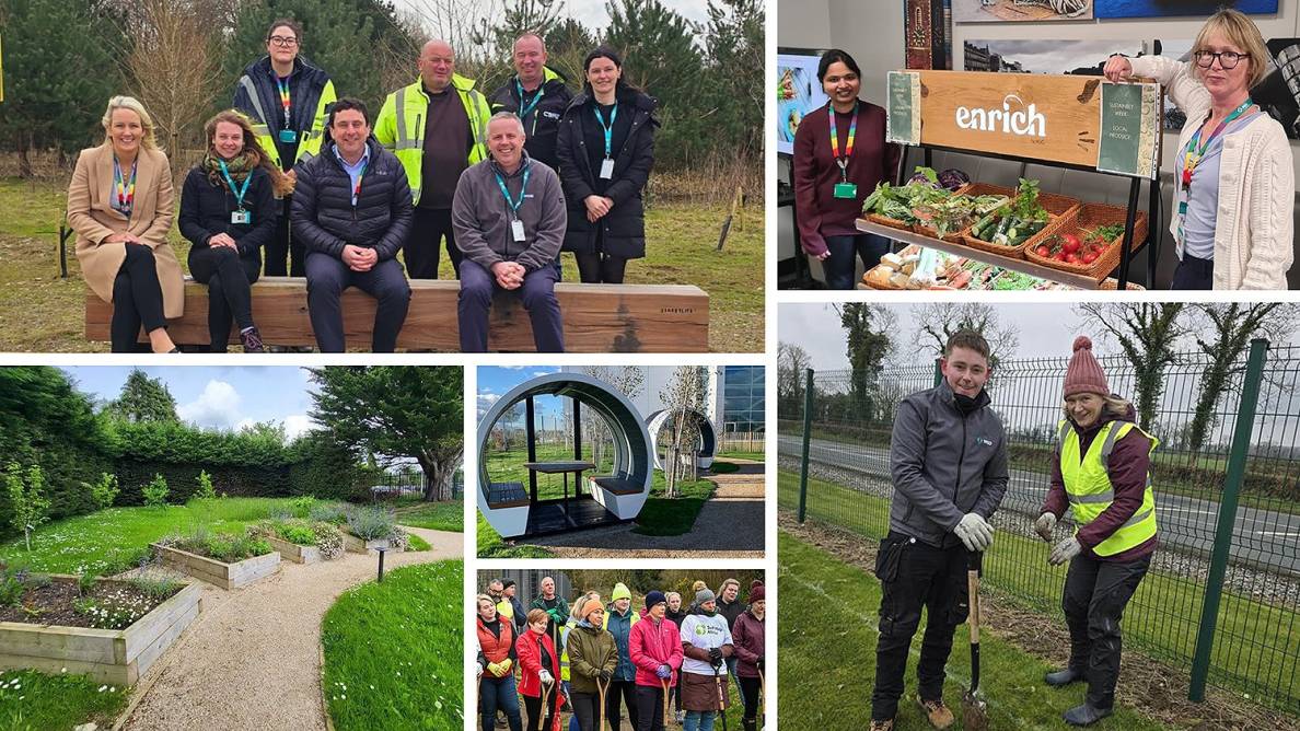 Group of people working together