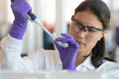 Scientist in lab