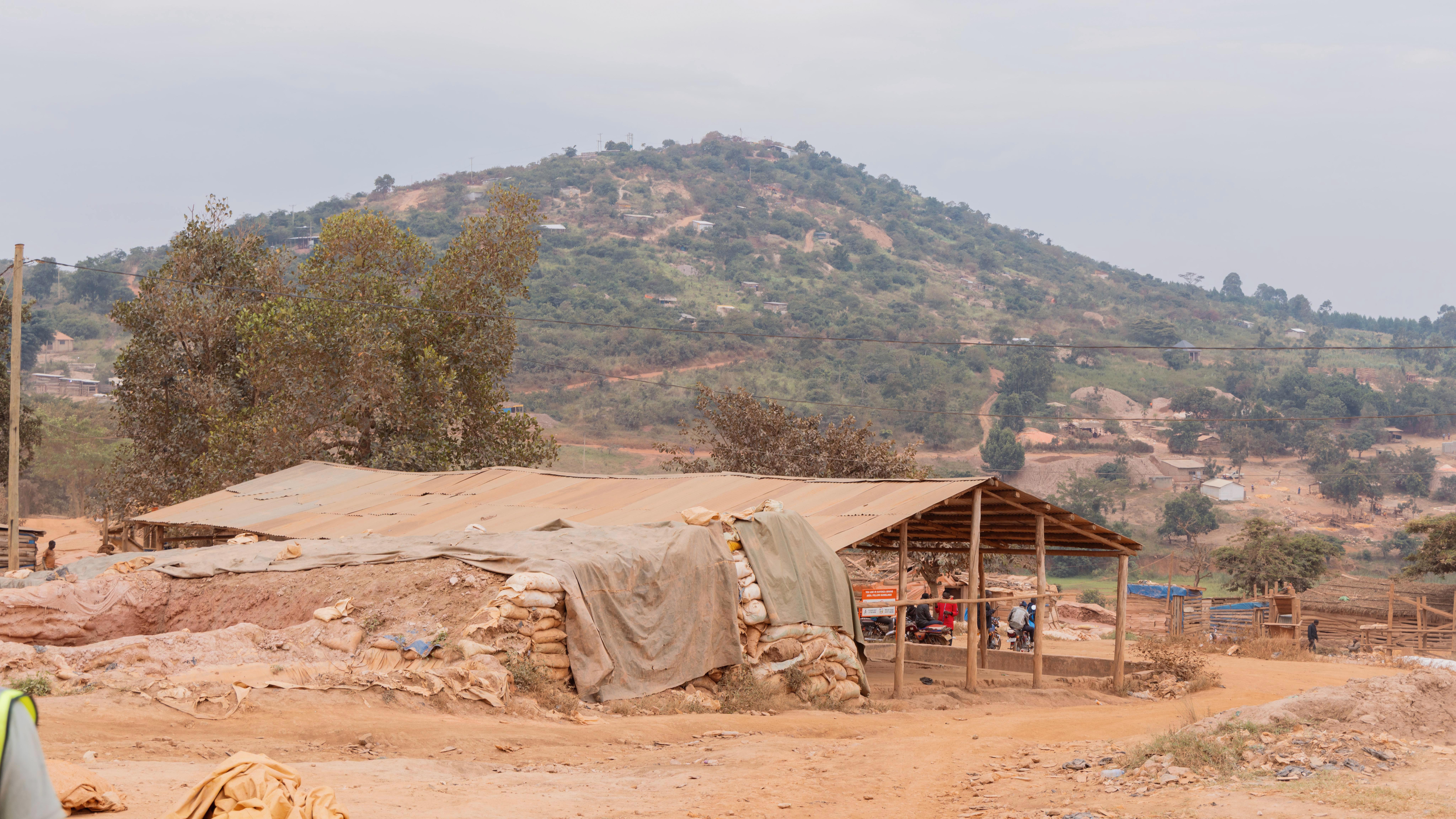 A view of Namulanda Mukikadde gold mine area in the Mityana district of Uganda, where innovative clinical trials for HIV are taking place.