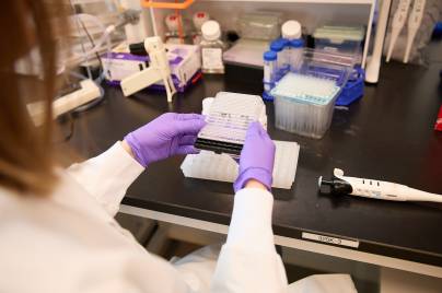 researcher in lab