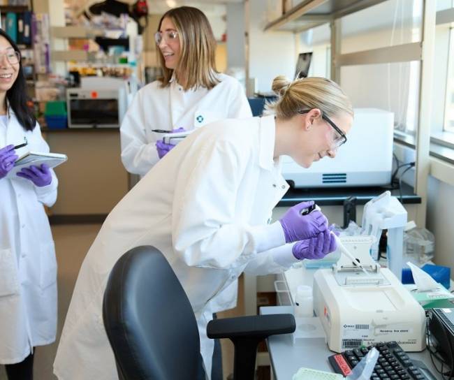 researcher in lab