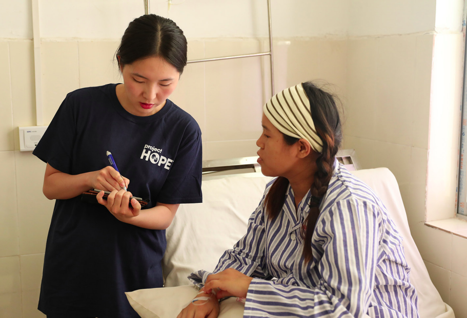 patient and project hope worker
