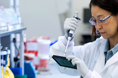 scientist working in a lab