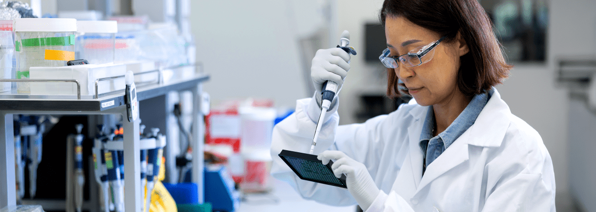 scientist working in a lab