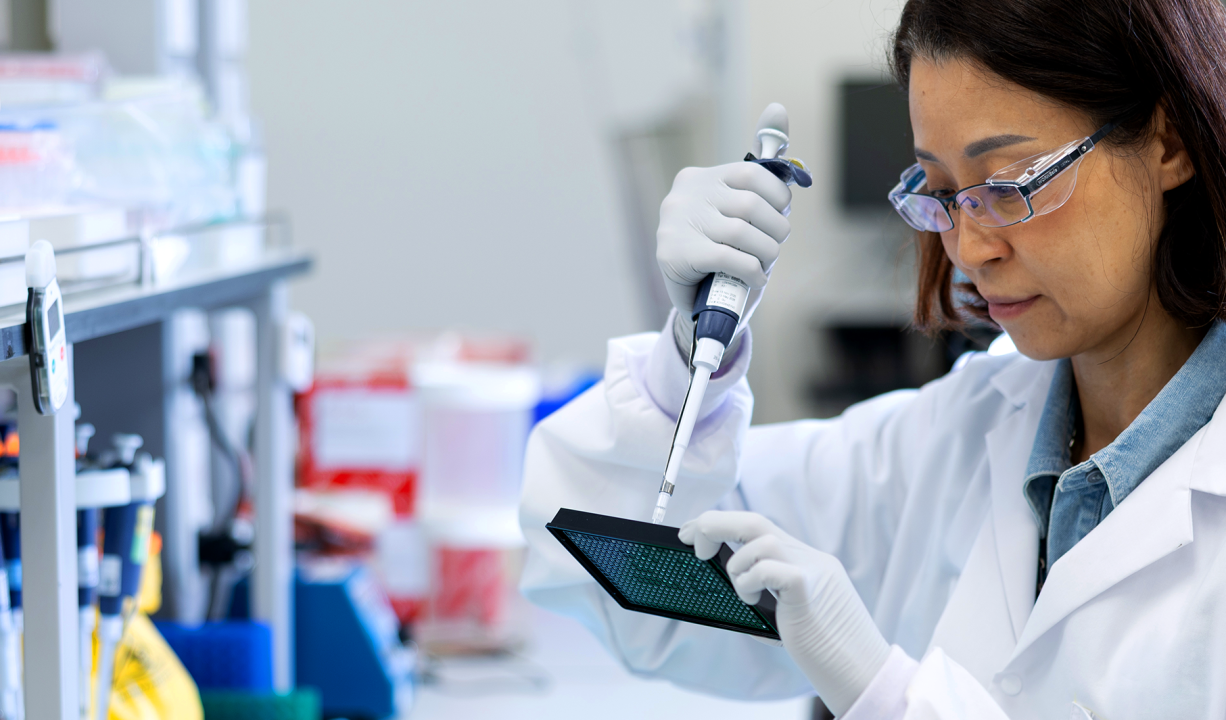scientist working in a lab