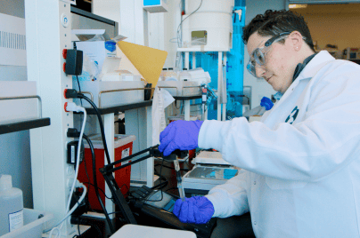 MSD scientist working in lab.